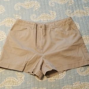Rubbish 100% cotton khaki shorts